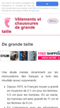 Mobile Screenshot of 2-grande-taille.com