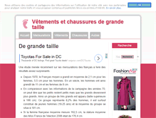 Tablet Screenshot of 2-grande-taille.com